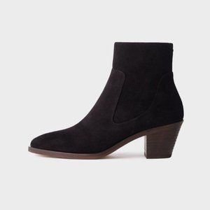 Rag & Bone Axel Mid Boot in Black Suede